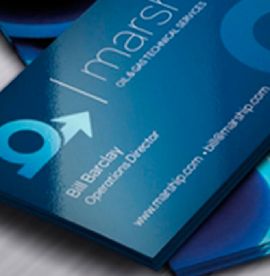 Extra Thick Gloss Laminated Business Cards