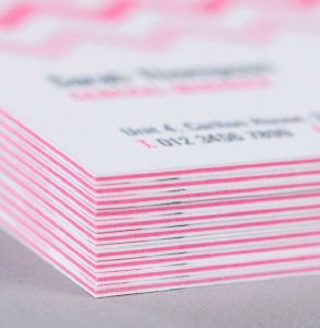 Triple Layer Coloured Core Business Cards