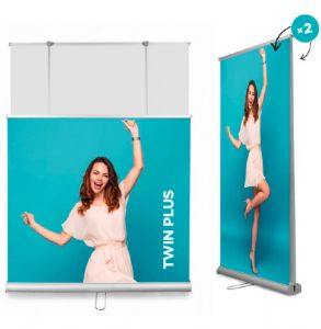 budget double sided roller banner